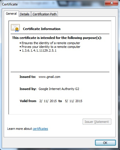 Certificate Home
